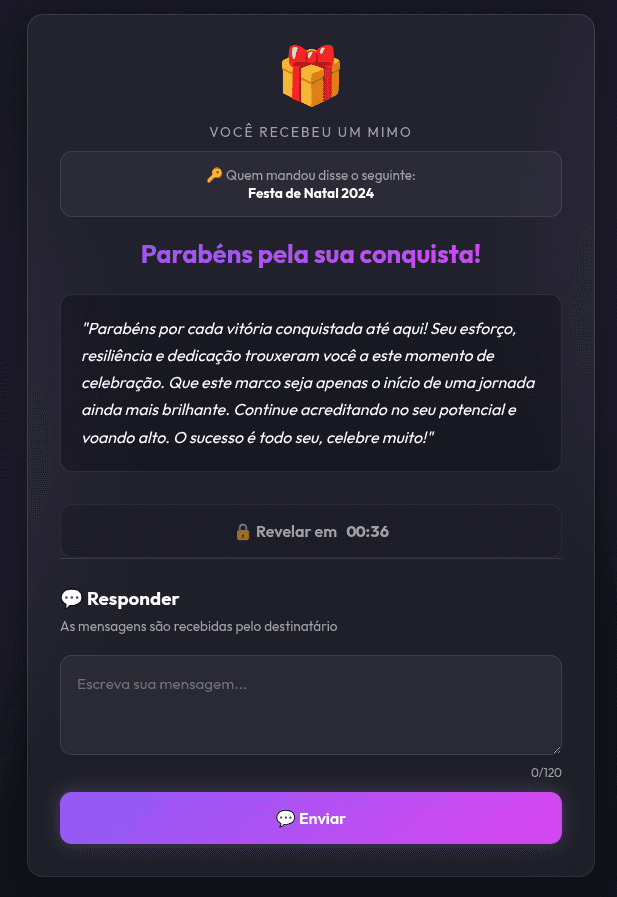 Demonstração do mimo
